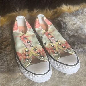 Converse Floral Slip-On Sneakers 7 (5165)